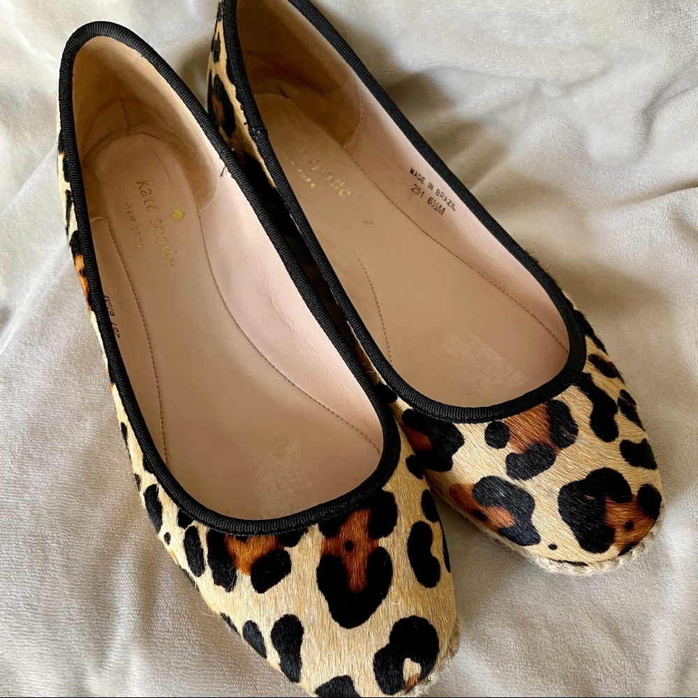 HP 👠 Kate Spade Leopard Print Espadrilles Size 6 1/2